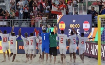 Beach soccer – Tahiti bat l’Espagne et se qualifie pour les quarts de finale du Mondial
