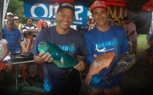 1ère manche du championnat de Polynésie par équipes de pêche sous marine le 6 juin