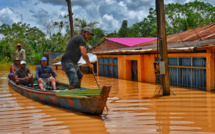 Pluies en Bolivie, une ville en partie sous les eaux