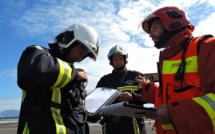 Les secours mobilisés après le crash d'un Boeing 777 (exercice)