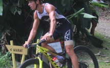 Thomas Lubin devance Cédric Wane au finish du duathlon de Papeete