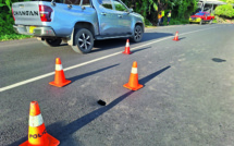 Risque d’effondrement de la route à Toahotu