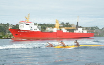 Arrivée festive du Saint Xavier Maris-Stella IV