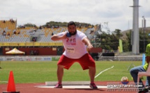 PNG 2015 « Lancer du poids » : De l’Or et un record des Jeux pour Tumatai Dauphin