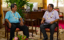 Edouard Fritch a reçu le vice-président du gouvernement de la Nouvelle-Calédonie