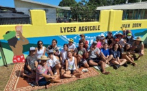 Une fresque grandeur nature à Taravao