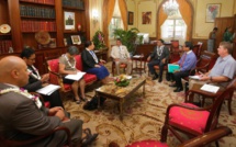 Le Président reçoit une mission d’information du Forum des Îles du Pacifique