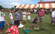 Tea Frogier assiste au Heiva Ma’ohi