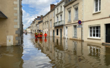 Crues: Mayenne et Maine-et-Loire en alerte maximale, Craon sous les eaux