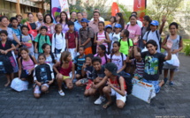 30 enfants de Papeete ont reçu leurs nouveaux cartables ce mardi matin