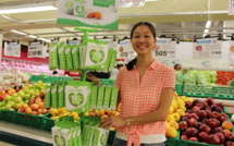 Après les sacs de courses réutilisables voici venus les sacs de fruits et légumes réutilisables