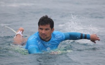 Adriano De Souza et Jadson Andre sur la route de Taumata Puhetini et Michel Bourez