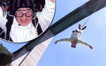 Une octogénaire saute à l'élastique d'un des ponts les plus hauts d'Europe