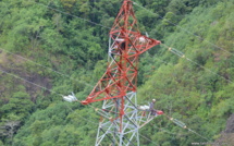 Lifting à haut risque pour les pylônes de la TEP