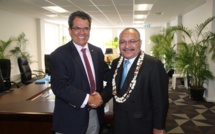 Edouard Fritch s’entretient avec le Premier ministre de Papouasie-Nouvelle-Guinée
