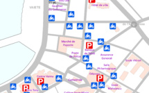 Le stationnement des deux-roues interdit sur les trottoirs au centre-ville