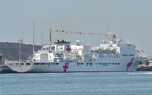 Journées portes ouvertes sur le navire " He Ping Fang Zhou " à Papeete