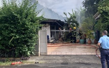 Un incendie ravage une maison à Matati'a