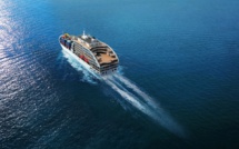 Le cargo mixte de luxe Aranui 5 est en route vers Tahiti
