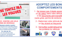 Papeete : Campagne de sensibilisation contre les vols à la roulotte