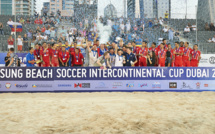 Beach soccer : Les Tiki Toa s'inclinent 5-2 en finale face aux Russes