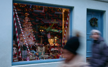 A Londres, une vitrine féerique où aucun jouet n'est à vendre