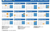 Les jours fériés en 2025 avec une inconnue