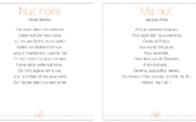 Les résultats du concours de Poésie : "Dix vers pour la nuit"