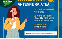 “Pas de fermeture du Sefi” de Raiatea