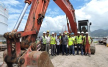 L'émissaire de la future station d'épuration de la Papeaeva posé