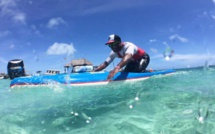 Waterman – Ironmana 2015 : Le jeune Keahi Agnieray sur le podium.