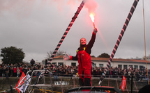 Vendée Globe: Violette Dorange, 25e sur l'eau, vedette de l'applaudimètre