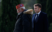 Macron et Modi affichent leur proximité à Marseille