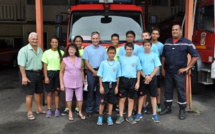 Punaauia : Les jeunes sapeurs-pompiers ont reçu 300 000 francs