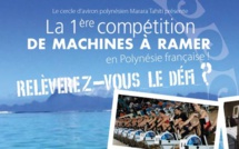 Première compétition de machines à ramer à l’aéroport de Tahiti-Faa’a