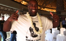 Teddy Riner en interview à Arue