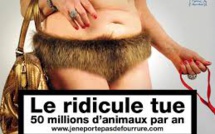 Nouvelle campagne de la Fondation Bardot contre la fourrure