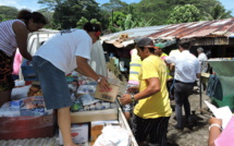 Les jeunes de Papeno'o se mobilisent pour les sinistrés