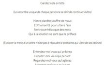La poésie pour un "coup de gueule pacifique"