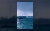 Guadeloupe: Dégâts matériels après le passage d'une trombe marine