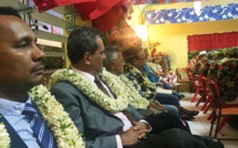 Le Président au Taurua Varua à Bora Bora