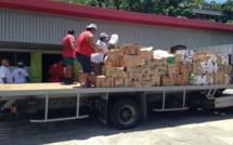 Sinistrés de la côte est : neuf tonnes de denrées alimentaires livrées