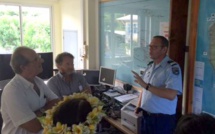 SOS Suicide en visite au centre opérationnel de la gendarmerie