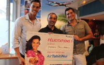 Tahiti Infos ATN Challenger : Stéphane Debaere offre son billet à SOS Village d’Enfants