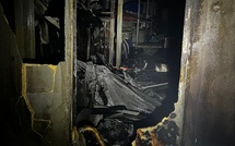 Incendie dans un entrepôt à Fare Ute