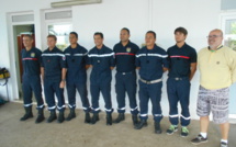Sept sapeurs-pompiers ont validé leur brevet national des animateurs des jeunes sapeurs-pompiers
