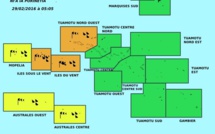 Les fortes pluies et les rafales persistent, avis de vigilance orange maintenu sur la Société ( lun 5:00)