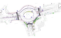Réaménagement du giratoire de Erima