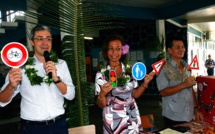 Campagne de sécurité routière dans les écoles : Nicole Sanquer-Fareata signe une convention avec l’entreprise Total