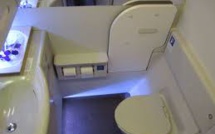 Bientôt des toilettes auto-nettoyantes bactéricides dans des Boeing